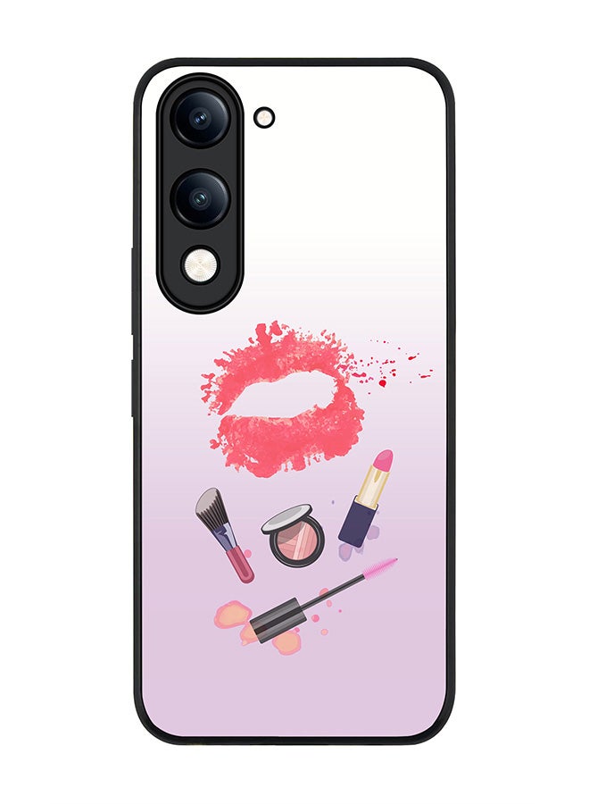 For vivo Y29s 5G / Y19s 5G Case,Slim fit Camera Protection, Shockproof Thin Phone cover  - Makeup Kit